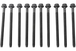 HLBTK HBK4312 ES72797 Cylinder Head Bolt Kit Fits for Ford Fusion Esacpe Fiesta 2011-2019 1.5L 1.6L