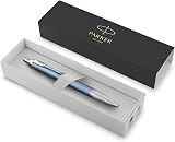 Parker IM Ballpoint Pen Blue Grey Chrome Trim Medium Point Gift Box