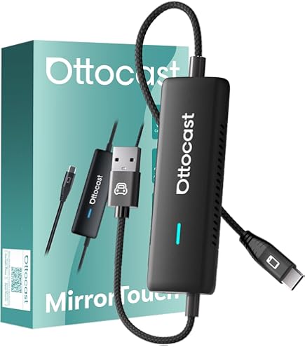 OTTOCAST Mirror Touch - Wireless CarPlay & Bi-Directional Phone
