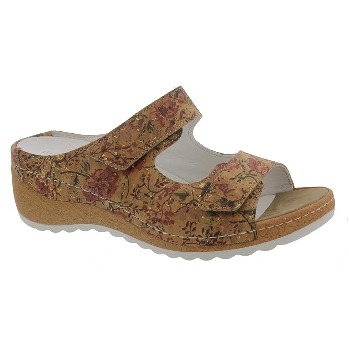 Waldläufer Damen Pantoletten Hanila 306501198/299 beige 608797