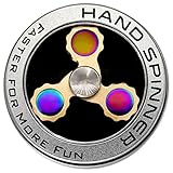 PROLOSO ADHD Spinner Fidget Toys, EDC Handspinners, Relieve Your ADHD Anxiety and Boredom, Full Metal Material