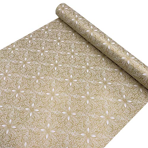 Yifely 45x300cm Retro Vines Self Adhesive Plastic Shelf Drawer