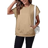 SHEWIN Women Summer Trendy Sweatshirt Casual Dressy Shirts Work Tops 2026