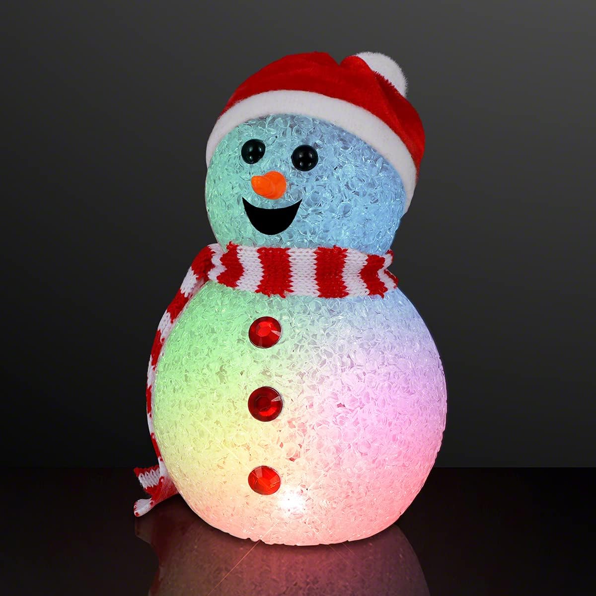 Color Changing LED Snowman Light Up 