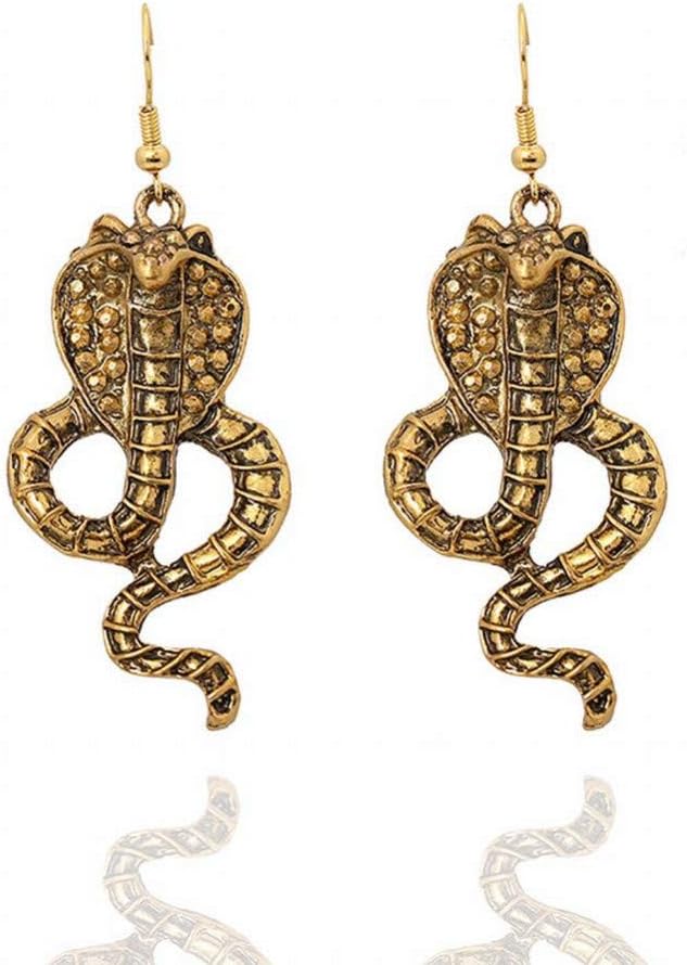 EGGofry Earrings for Women Fine Jewelry Earrings Retro Personality Snake Snake Domineering Cobra