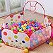 EocuSun 5-ft Kids Ball Pit Tent Extra Large Ball Pits with Basketball Hoop and Zippered Storage Bag, Balls Not Included (5-ft)