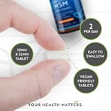Nutravita MSM 2200mg Tablets 365 Vegan UK Made 6 Month Supply with Vitamin C view 5