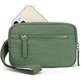 Iris Wallet with ID Window RFID Phone Wristlet Wallet for Women Nylon Travel Credit Card Holder Keychain Coin Purses Pouch