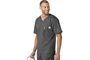 Carhartt Mens Utility TopMedical Scrubs Shirt