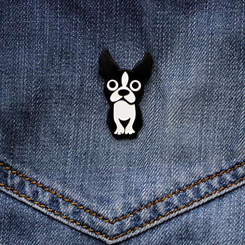 3 CUFTS+Boston+Terrier+Enamel+Jewelry