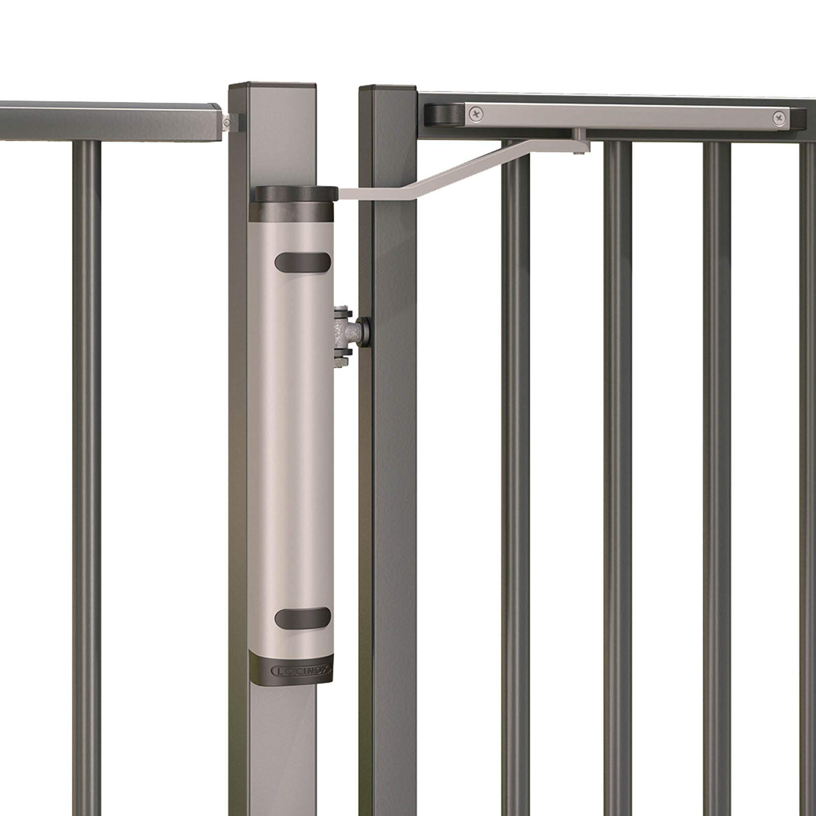 LOCINOX Adjustable Door Closer Verticlose 2 Opening Angle 90° / 180° Silver