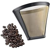Cuisinart Gold Tone Filter for Cuisinart 4-Cup Coffeemakers, Gold/Black