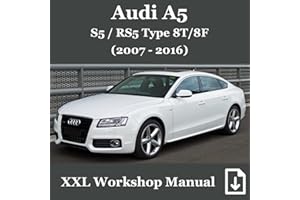 Audi A5 / S5 / RS5 Type 8T/8F (Model Years 2007–2016): XXL Operation+Workshop+Repair Manual # in English # PDF # Handbuch ebo