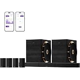 ULTIMEA Skywave X100 Dual 9.2.6 THX-Tuned Wireless Surround Sound System | Dolby Atmos &amp; DTS:X, Dual 10&rdquo; Subwoofers, 18Hz Low Frequency, 2000W Peak Power, 8K Pass-Through, AVR Grade Sound Bar