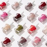 Essie Gel Couture Burgundy Red Nail Polish 345 Bubbles 13.5ml No UV Lamp view 2