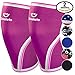 Smalets Knee Sleeves Only for Women 5 mm Neoprene Compression Support for Weightlifting & Powerlifting, Crossfit & Squats – Knee Brace for The Best Running - 15 Months Warranty– Pink, S