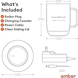Ember Temperature Control Smart Mug 2, 14 oz, App