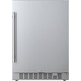 EdgeStar CBR1501SLD 5.49 Cu. Ft 142 Can Built-in Stainless Steel Beverage Cooler