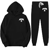 AIFLM Personalized Men's Tracksuit 2 Piece Hoodies Custom Casual Jogging Gym Sweat Suits Athletic Sweatsuits Sets