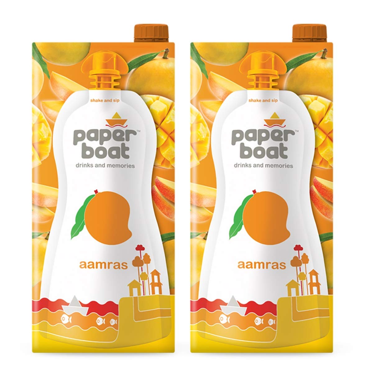 [Pantry] Paper Boat Fruit Juice Aamras Mango Drink 1L (Pack of 2) Rs 180 At Amazon