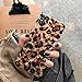 J.west Compatible with iPhone XR Case, Luxury Sparkle Bling Translucent Leopard Print Cheetah Pattern Soft TPU Clear Silicone Phone Case Protective Back Cover for Girls Women for XR 6.1 inch 2018
