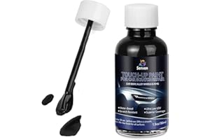 SENVEN Car Black Paint Touch Up Cars Scratch Repair for Vehicles, Rim High-Gloss Black Paint Pen 30ML Quick Drying Automotive Scratch Repair, Non-toxic 1.5 oz Easy to Use