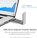 TP-Link AX1800 WiFi 6 USB Adapter Archer TX21UH Dual Band 5dBi Antenna WPA3 Win view 7