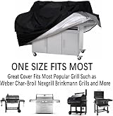 YOTOM 58 Inch Grill Cover Waterproof Rip-Proof Anti-UV for Weber Char-Broil view 5
