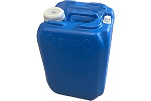 CHEMSTREAM | 5.3 Gallon Tighthead Jug | Carboy | Jerrican | Hedpack with 70MM Cap | Home Brewing Jug | 1 Pack (Blue)