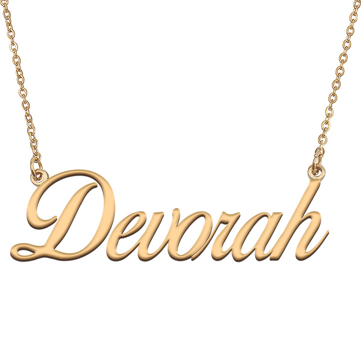 HUAN XUN Customized Custom Simple Any Name Necklace