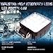 Oplips 4Pack 48W 4 inch Square LED Work Light Lamp Off Road High Power ATV Jeep Wrangler 4x4 Rv Trailer Boat Tractor Truck Excavator Fork Lift Camping Boat Tractor (4 x 48w Work Light)