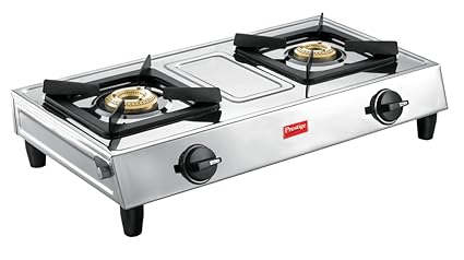 Prestige Eco Gas Stove, Silver
