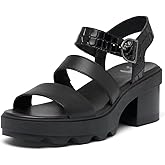 Sorel Women's Joanie Heel Ankle Strap Sandals