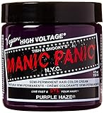 Manic Panic Semi-Permament Haircolor Purple Haze 4 Ounce Jar (118ml)