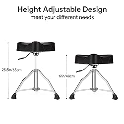 TENTOTEN Drum Throne with Backrest Drum