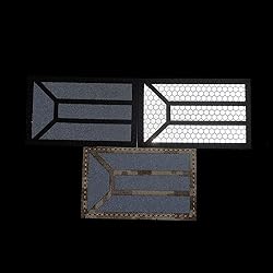 2 PCS AliPlus Kuwait Flag Patches IR Infrared
