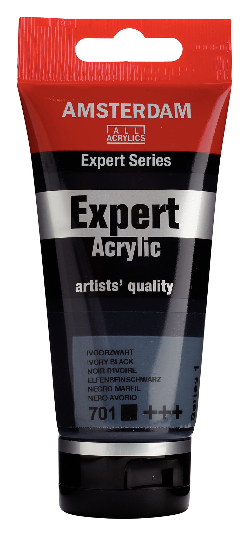 Amsterdam Expert Series Acrylic Tube 75 ml Ivory black 701 (19117010)