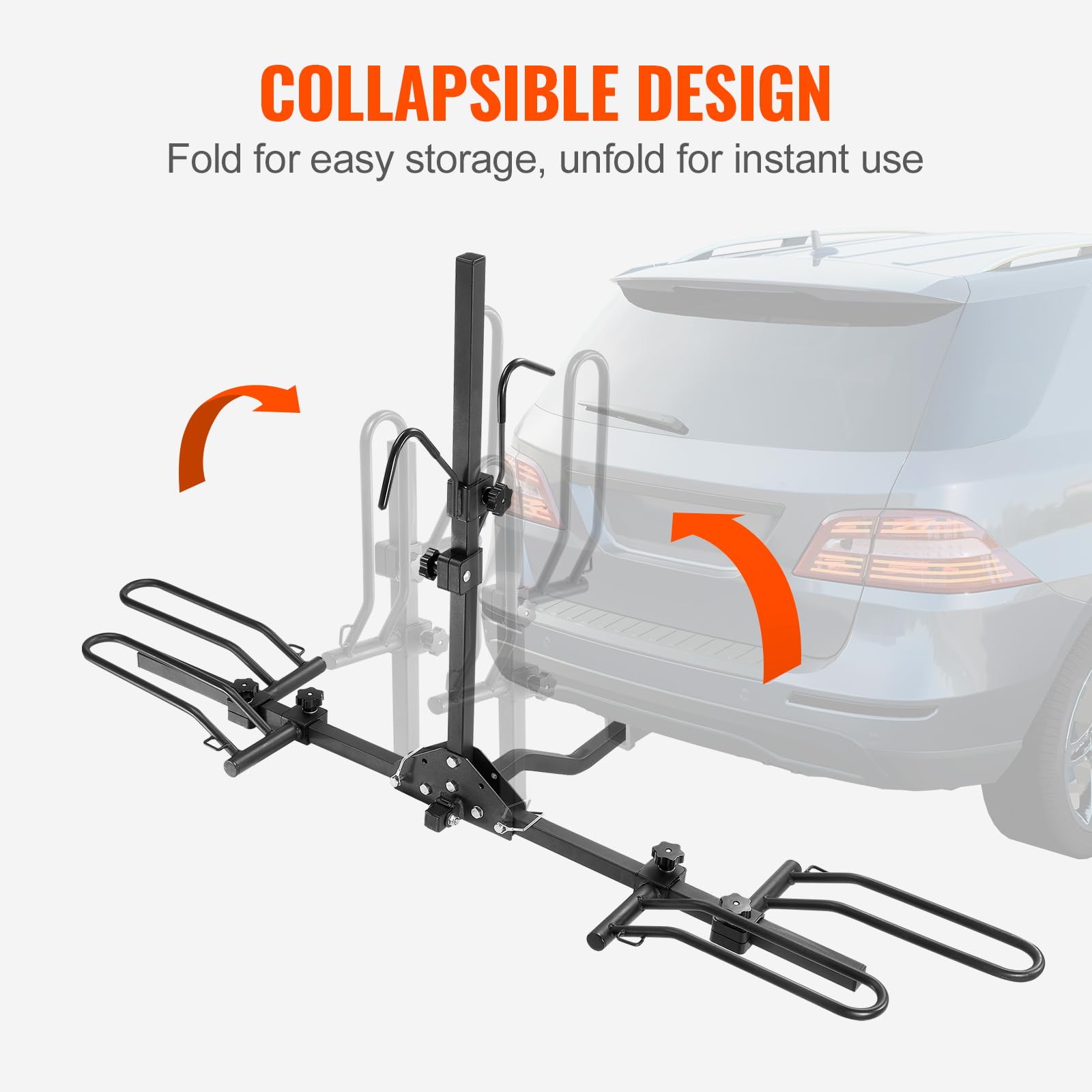 Mua VEVOR Hitch Mount Bike Rack, 80 LBS Capacity Ebike Rack, 2-Bike ...