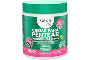 Salon Line - Linha Tratamento (Creme Para Pentear) - Reconstrucao Intensa 500 Gr Treatment (Combing Cream) Collection - Intense Reconstruction Net 17.63 Oz