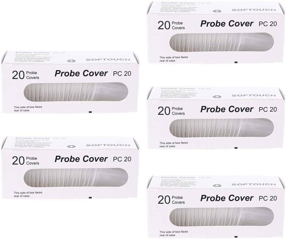 100X Ear Thermometer Probe Covers, Refill Cap, Lens Filters for Digital Thermometers