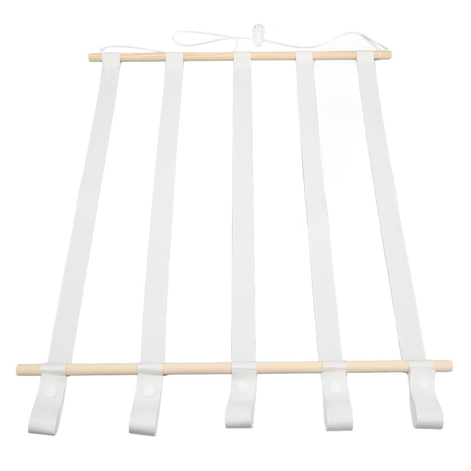 01 02 015 Hair Accessories Organizer, Wooden Rosette Holder Wall Mural Solid Durable Simple Rosette Clamp Style 2