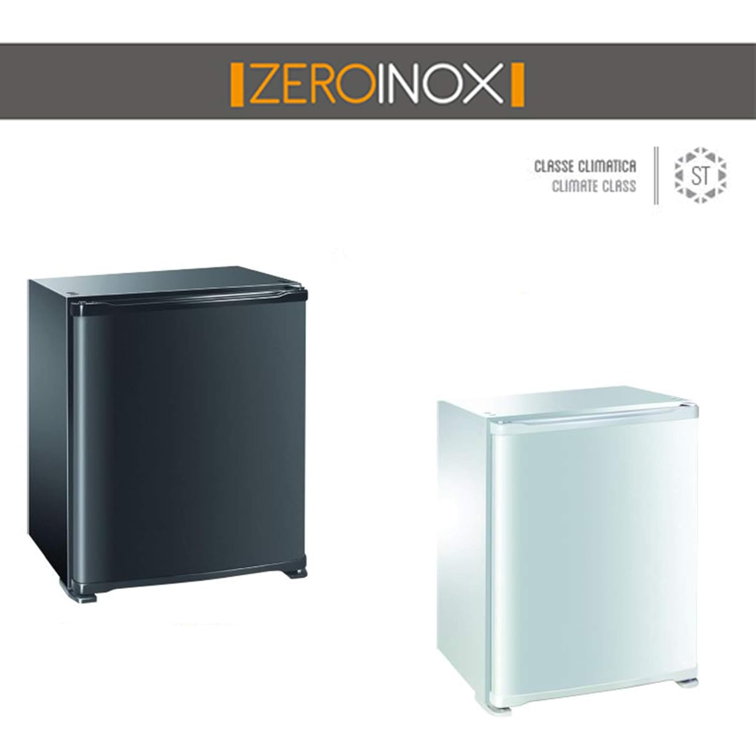 ZeroInox Nevera Mini Bar Porta Curva - 34 & 38 litros - Bar Pub ...