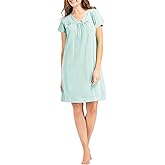 Fishers Finery Women's EcoFabric Short Sleeve Nightgown; Relaxed Fit