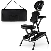 GIANTEX Portable Light Weight Massage Chair Travel Massage Tattoo Spa Chair w/Carrying Bag