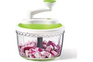 Starfrit Dual Speed Pro Food Processor - Whip, Spatula and Lid Included - Chops, Whips, Peels - Ideal for Salsa, Baby Food, H