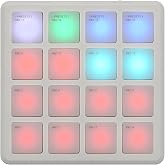 M-VAVE MIDI Controller Drum Pad Wireless Bluetooth MIDI Keyboard 16 Strike Pad Velocity Sensitive, Note Repeat, Full Level Buttons RGB Backlight Portable with Wired USB-C Built-in Battery