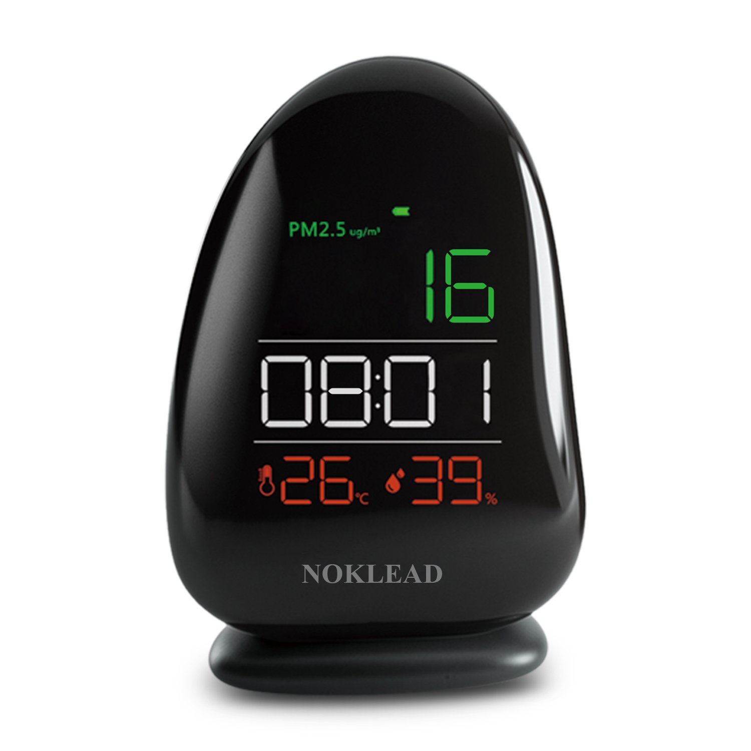 NOKLEAD Air Quality Monitor PM2.5 Temperature Rh Humidity Meter with