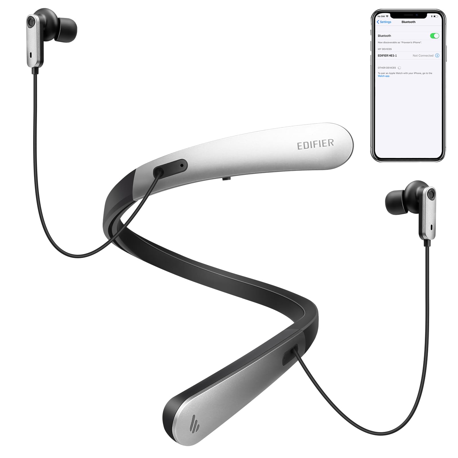 Photo 1 of EDIFIER Hearing Aids,OTC Bluetooth Hearing Aids for Seniors Rechargeable,DSP Bluetooth 5.2 Digital Chip with Adaptive Noise Cancellation,Hearing Aids & Bluetooth 2 in 1,No Falling Off and Lightweight