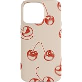 iPhone 15 Pro Max Vintage Red Cherry Dig Case