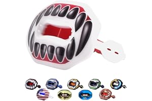 Oral Mart Football Mouth Guard with 3D LipFit Design - Instant Fit Cool Lip Guard Mouthpiece for Braces - No Boil Mouthguard with Maximum Breathing Channel (Detachable Helmet Strap Included)